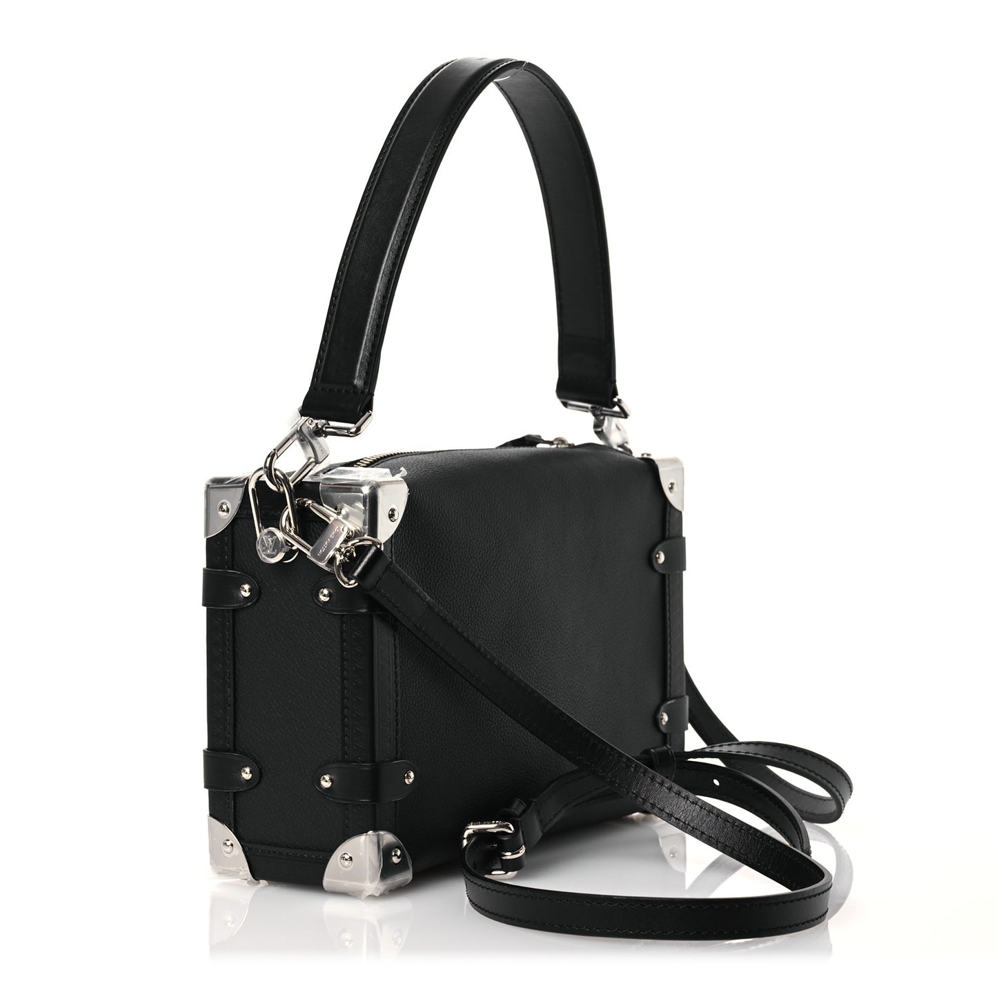 Calfskin Side Trunk MM Black