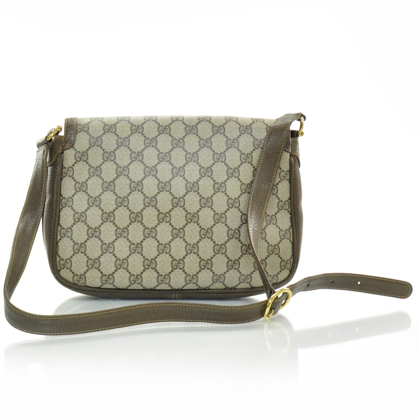 Monogram Shoulder Bag Brown