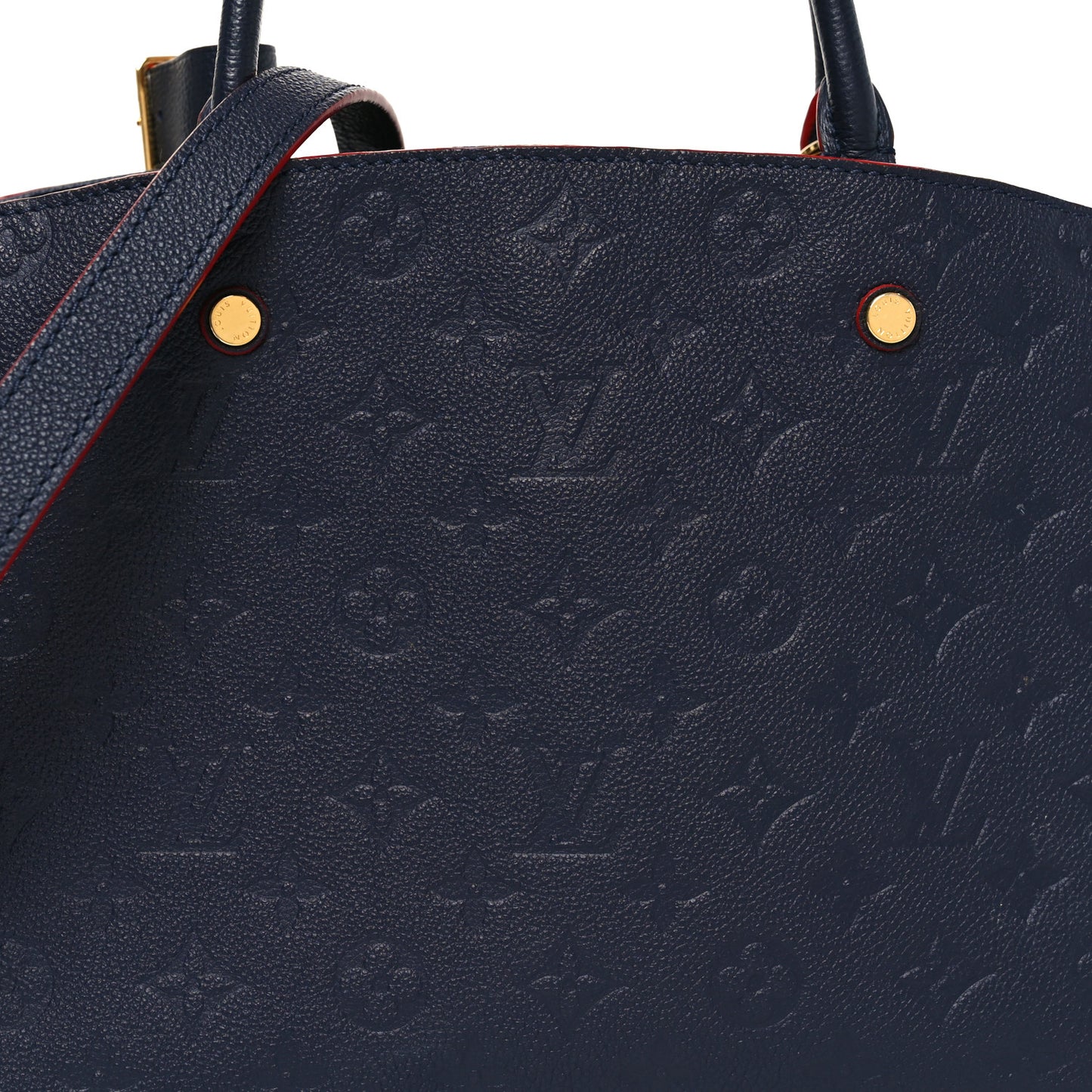 Empreinte Montaigne MM Marine Rouge