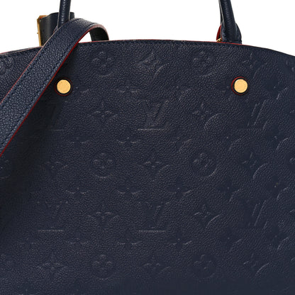 Louis Vuitton Empreinte Montaigne MM Marine Rouge 7 of 9