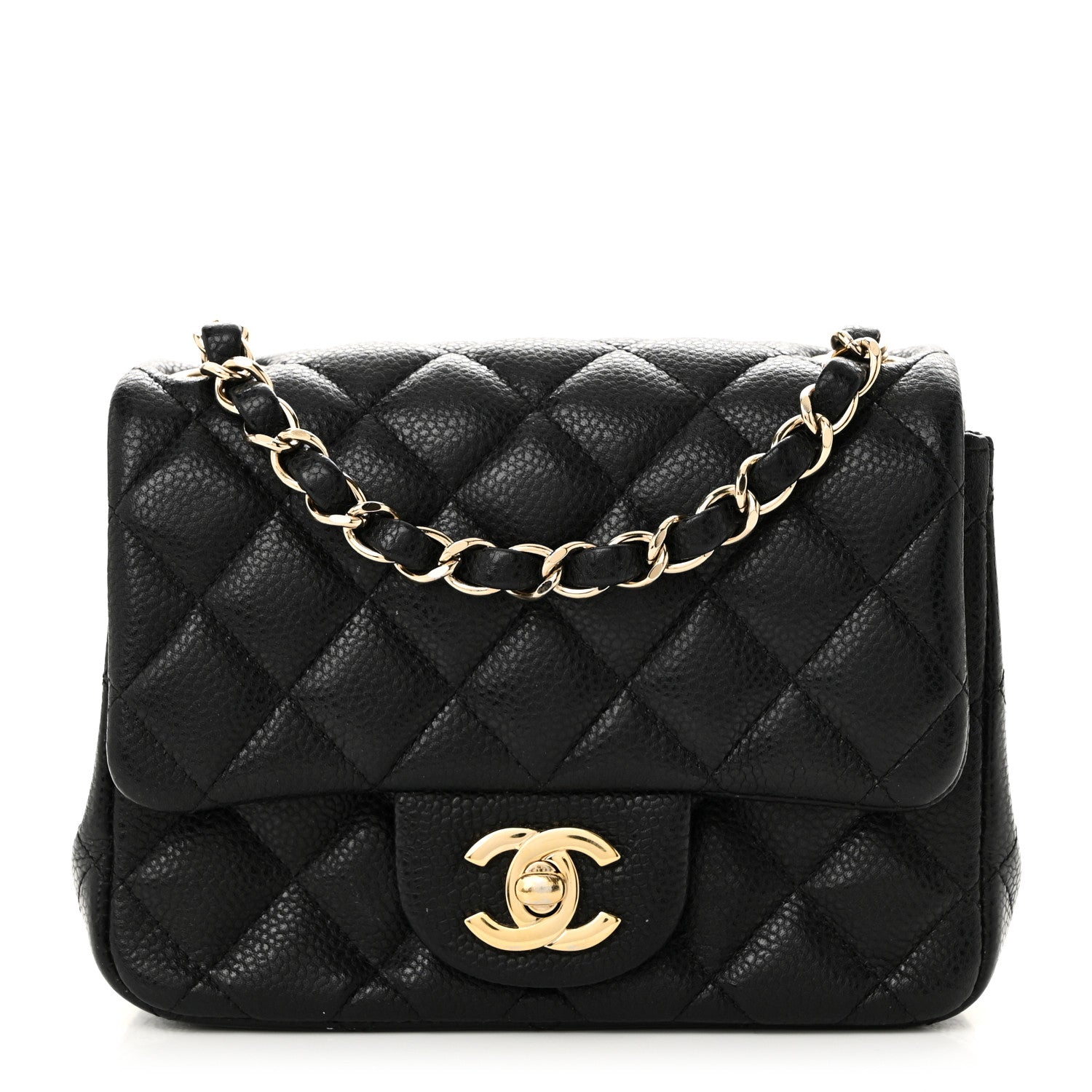 Chanel Caviar Quilted Mini Square Flap Black 1 of 10