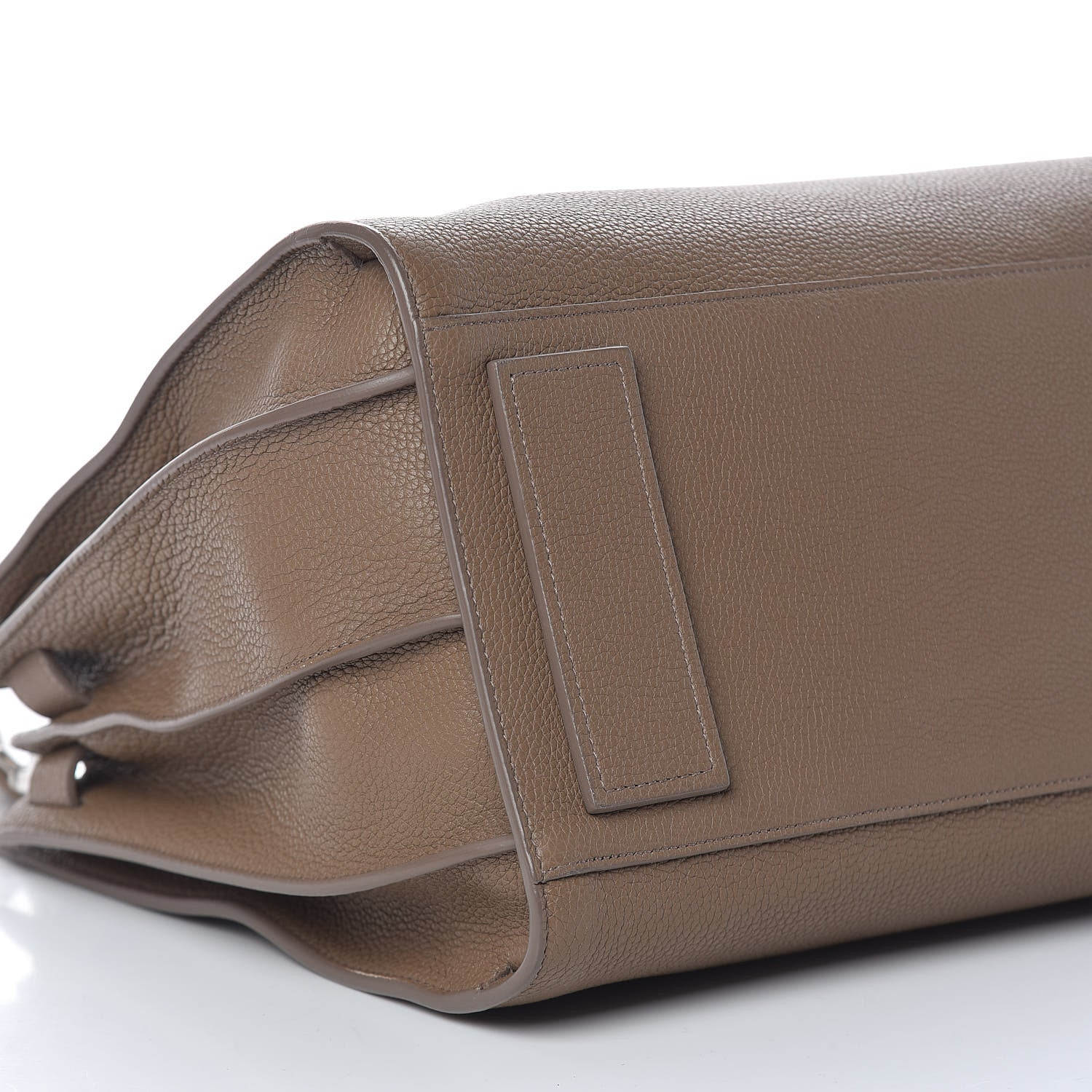Saint Laurent Grained Calfskin Medium Souple Sac De Jour Taupe 10 of 15