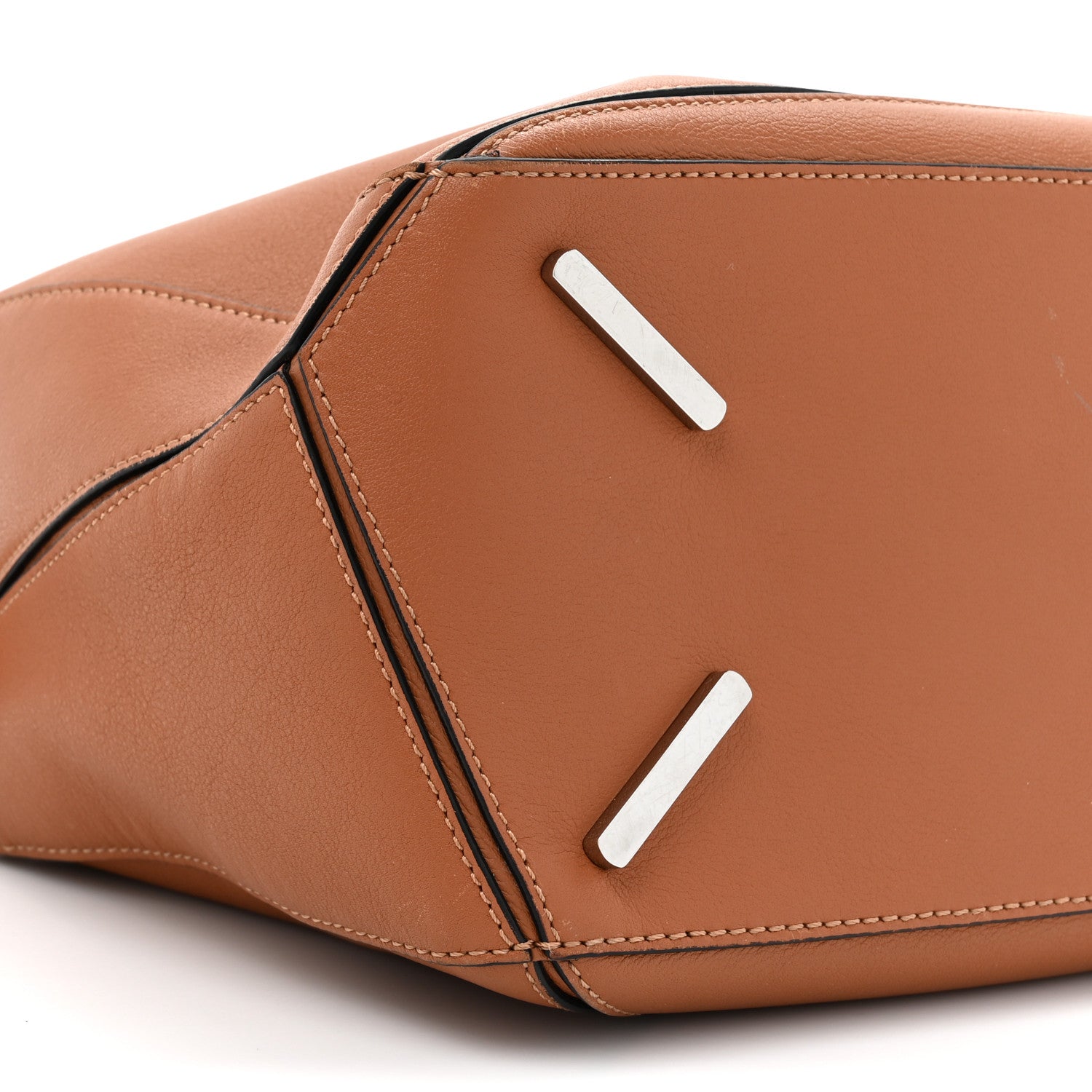 Loewe Calfskin Medium Puzzle Bag Tan 10 of 16