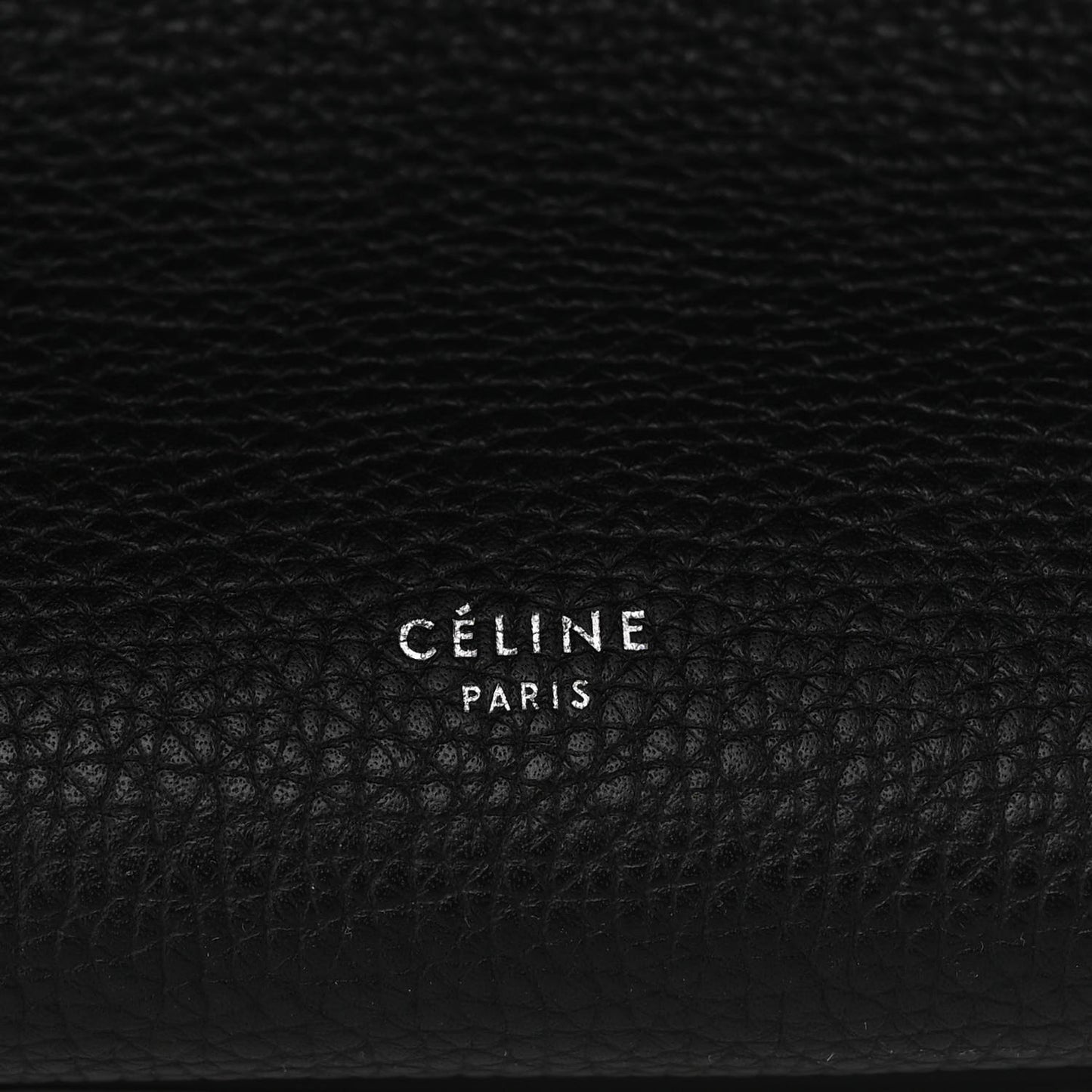 Supple Grained Calfskin Medium Big Bag Black