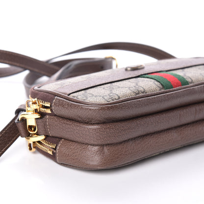 Gucci GG Supreme Monogram Web Mini Ophidia GG Bag Brown 10 of 16