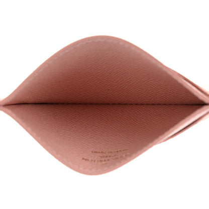 Louis Vuitton Damier Azur Daily Card Holder Rose Ballerine 5 of 7