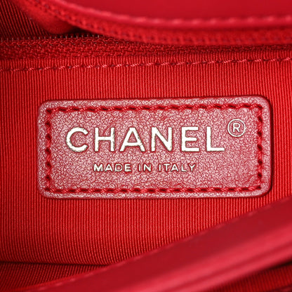 Chanel Calfskin Jumbo Tramezzo Flap Red 6 of 10