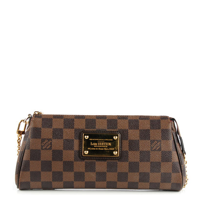 Louis Vuitton Damier Ebene Eva Clutch 1 of 8