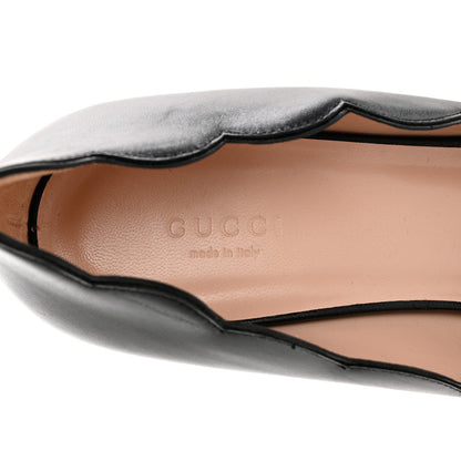 Gucci Malaga Kid Pearl Embellished Willow Loafer Pumps 40.5 Black 7 of 10