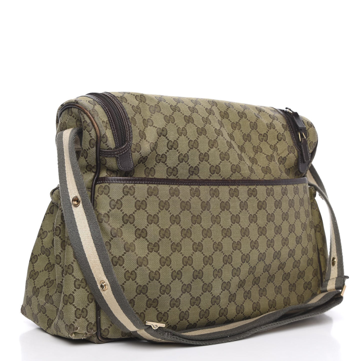 Monogram Large Diaper Bag Dark Brown