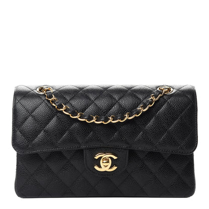 Chanel Caviar Quilted Small Double Flap Black 1 of 10