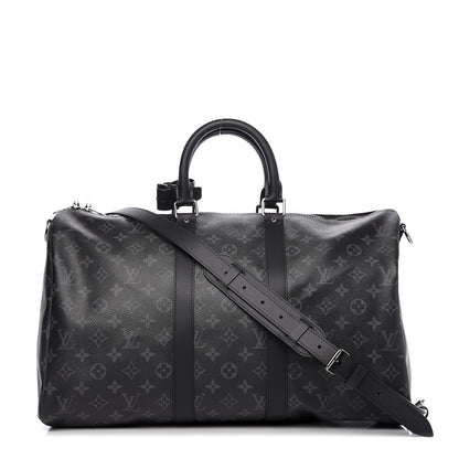 Louis Vuitton Monogram Eclipse Keepall Bandouliere 45 1 of 8