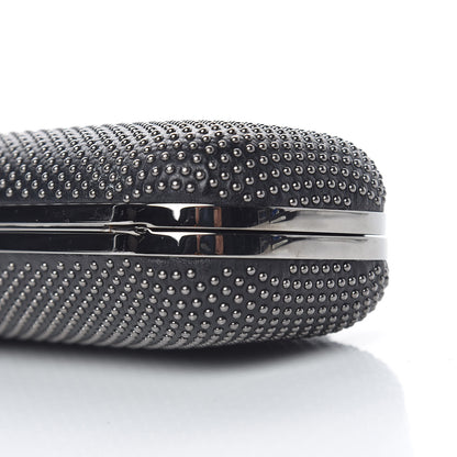 Alexander McQueen Nappa Studded Skull Knuckle Box Clutch Black 10 of 10