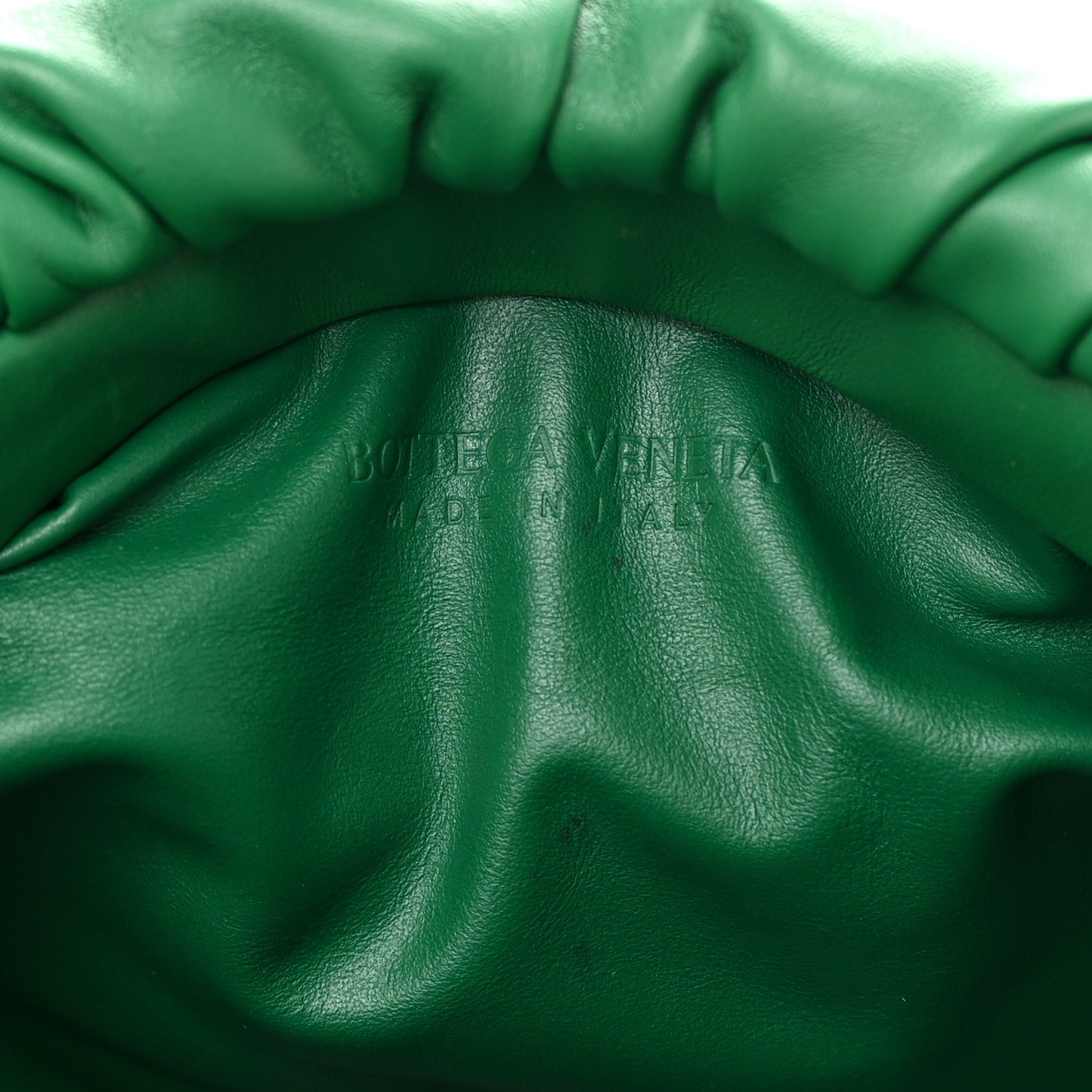 Calfskin The Pouch Chain Racing Green