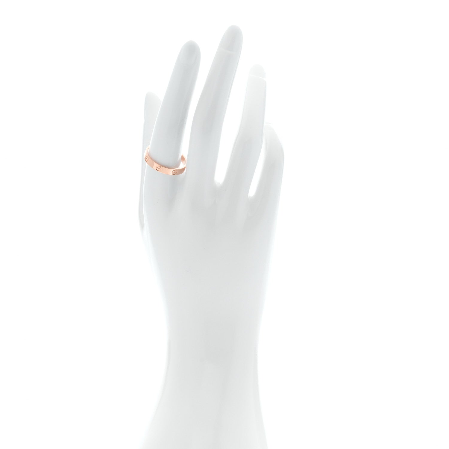 Cartier 18K Pink Gold 3.5mm LOVE Wedding Band Ring 60 9.25 2 of 5