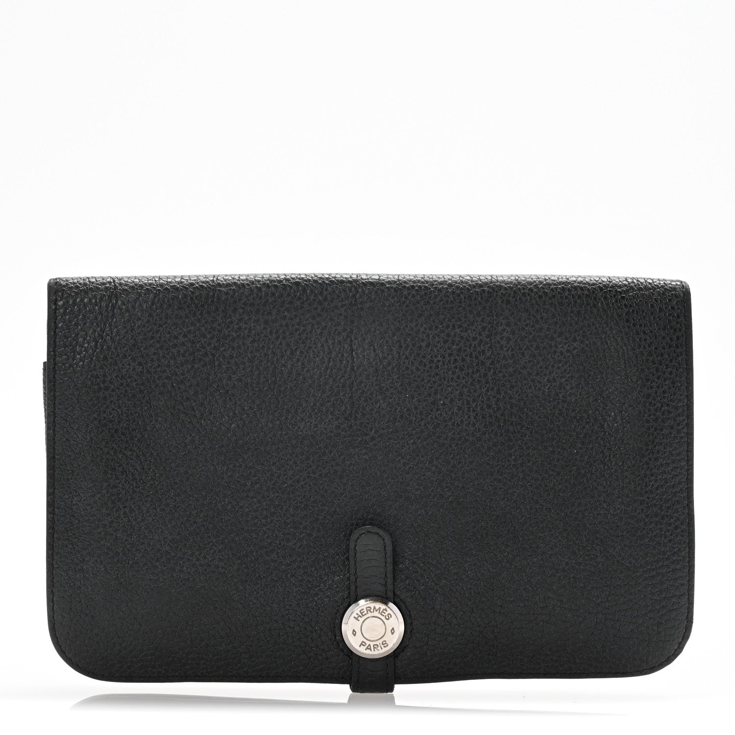 Hermes Togo Dogon Duo Wallet Black 1 of 15