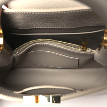 Louis Vuitton Taurillon Capucines BB Galet 5 of 9