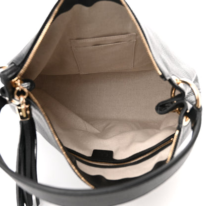 Gucci Pebbled Calfskin Large Soho Hobo Black 5 of 10