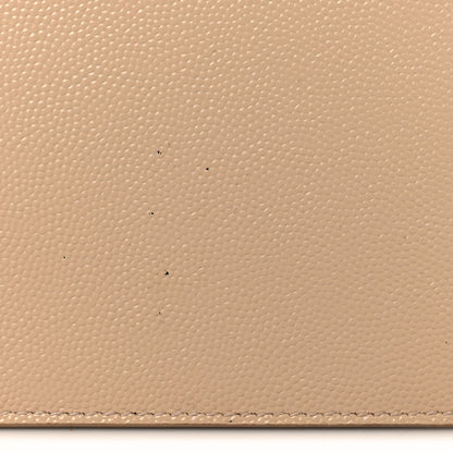 Saint Laurent Grain De Poudre Classic Kate Monogram Clutch Nude Powder 8 of 8