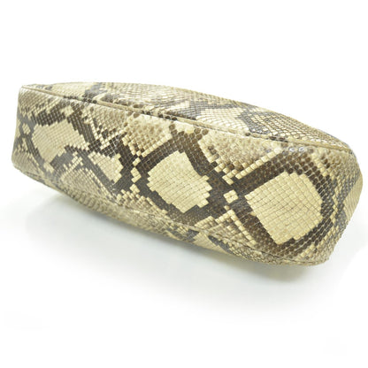 Gucci Python Bamboo Handle Shoulder Bag 5 of 9