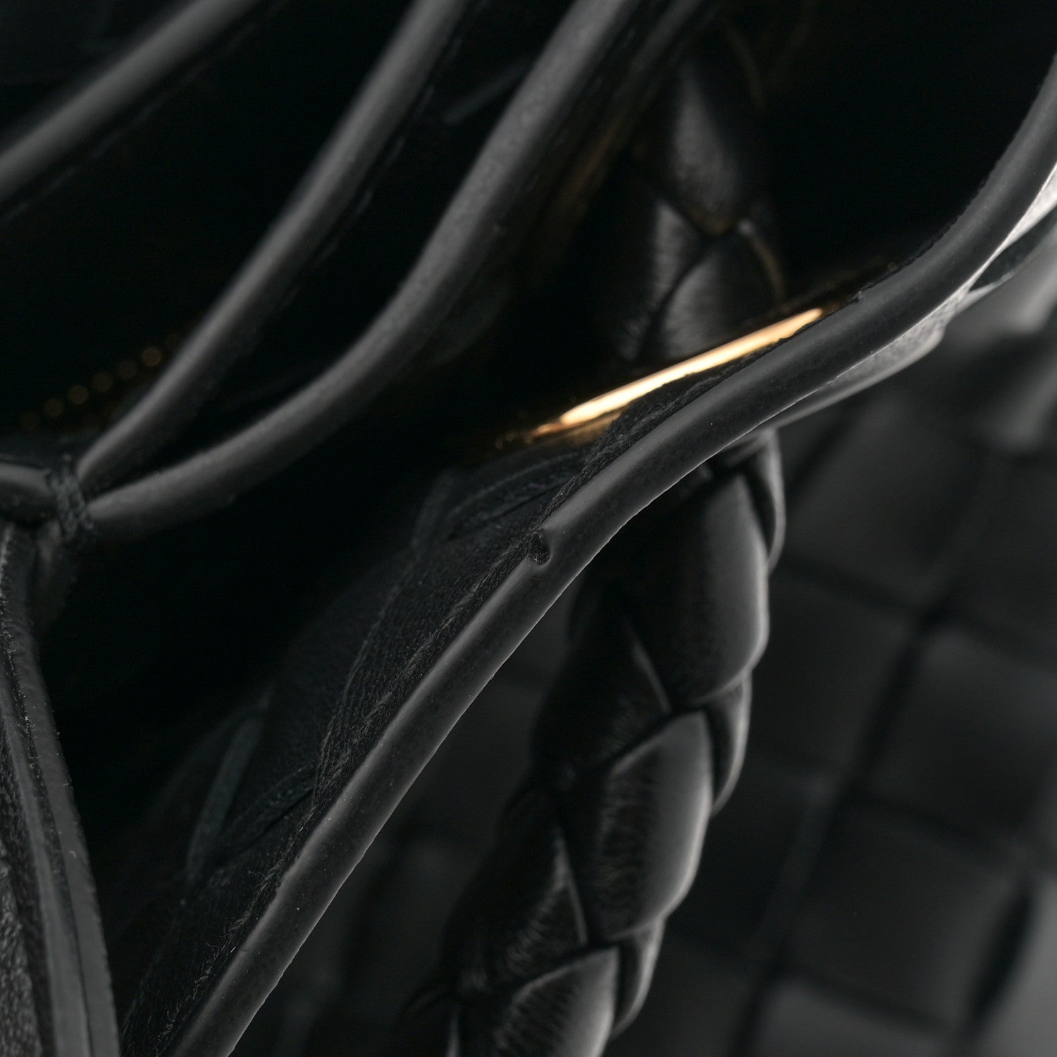 Bottega Veneta Nappa Intrecciato Medium Andiamo Shoulder Bag Black 10 of 10