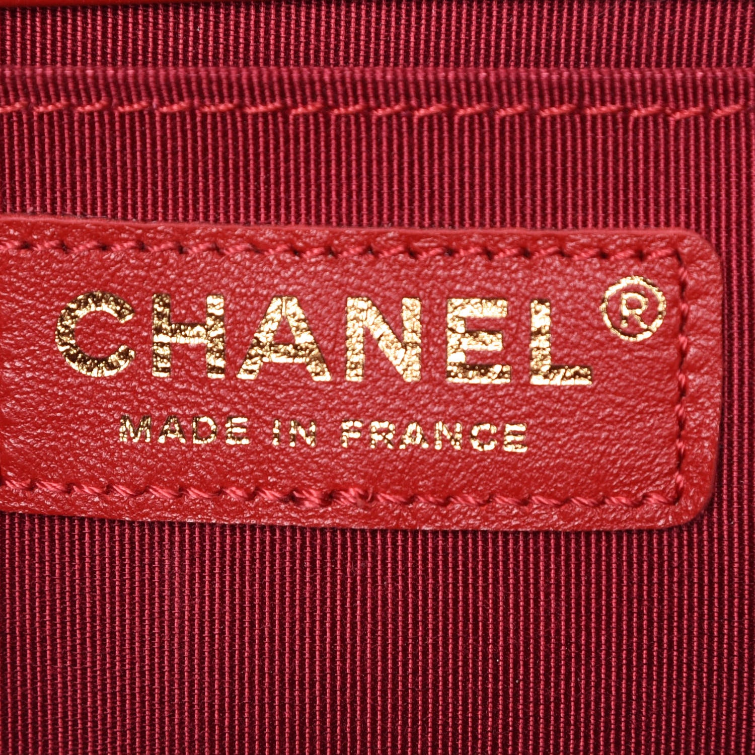Chanel Lambskin Quilted Boy Flap Clutch Red 6 of 9