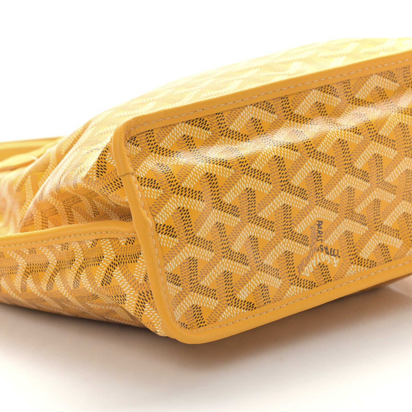 Goyardine Reversible Mini Anjou Yellow