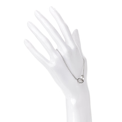 Cartier 18K White Gold Interlocking LOVE Bracelet 2 of 6