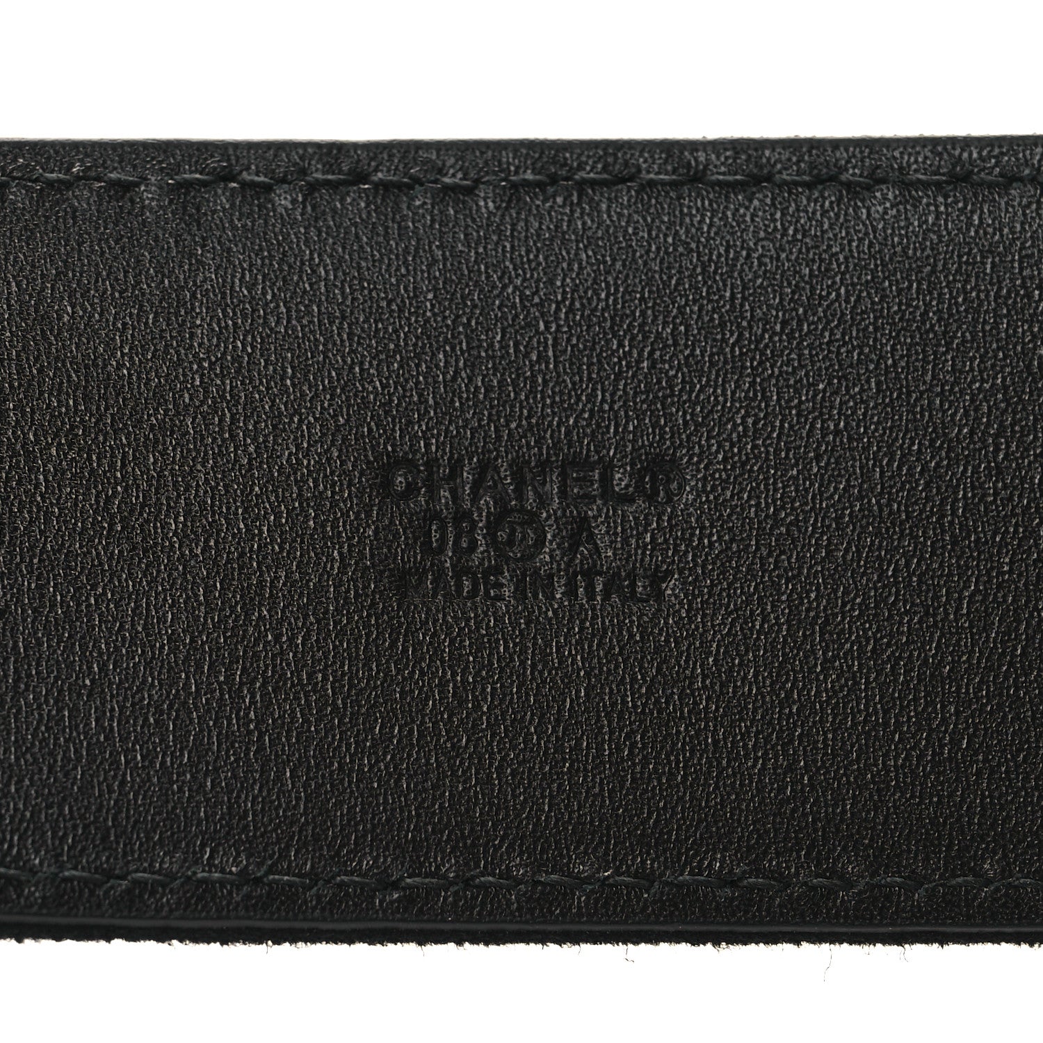 Chanel Suede Logo Belt 85 34 Black 5 of 8