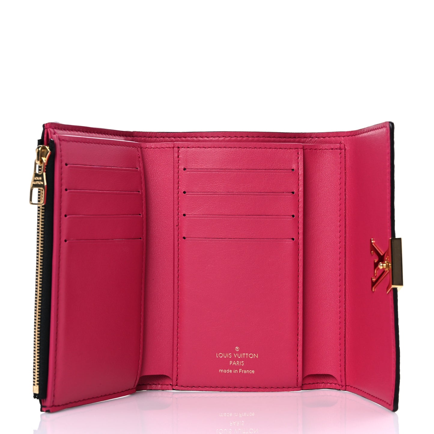 Taurillon Capucines Compact Wallet Black