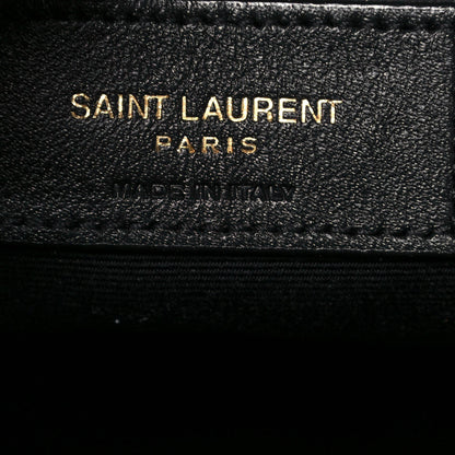 Saint Laurent Calfskin Matelasse Monogram Lou Camera Bag Black 6 of 15