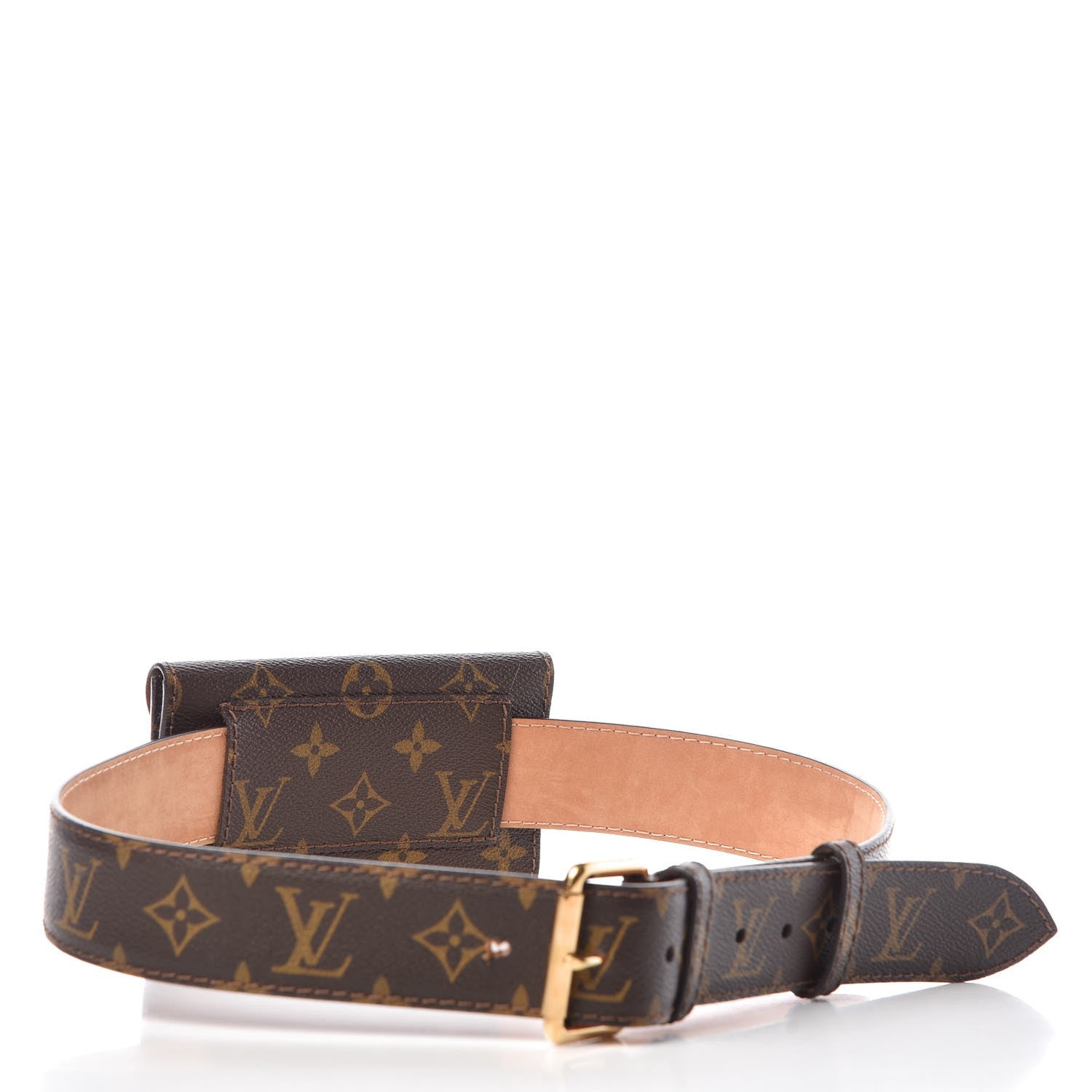 Louis Vuitton Monogram Pochette Solo Belt 90 36 3 of 14