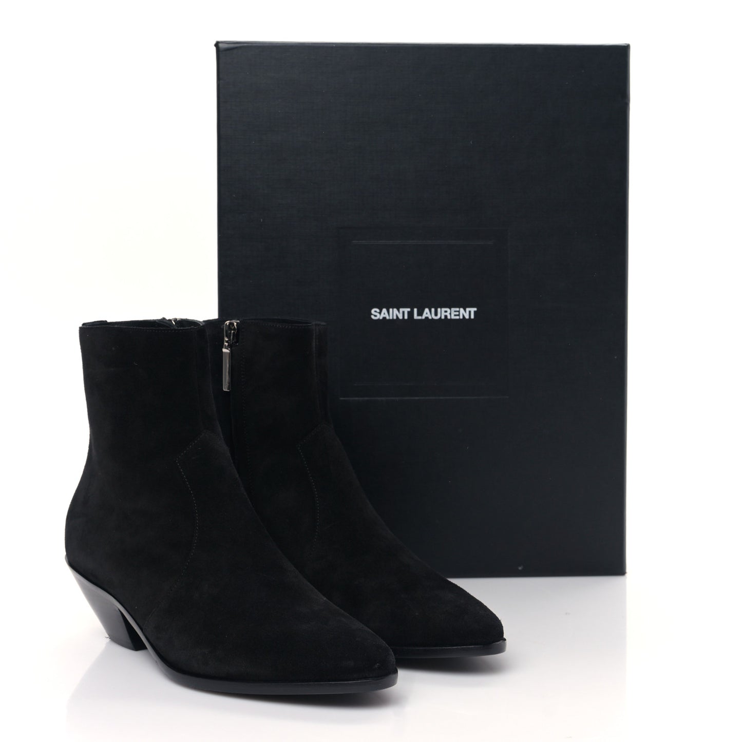 Suede Chelsea Boots 38.5 Black