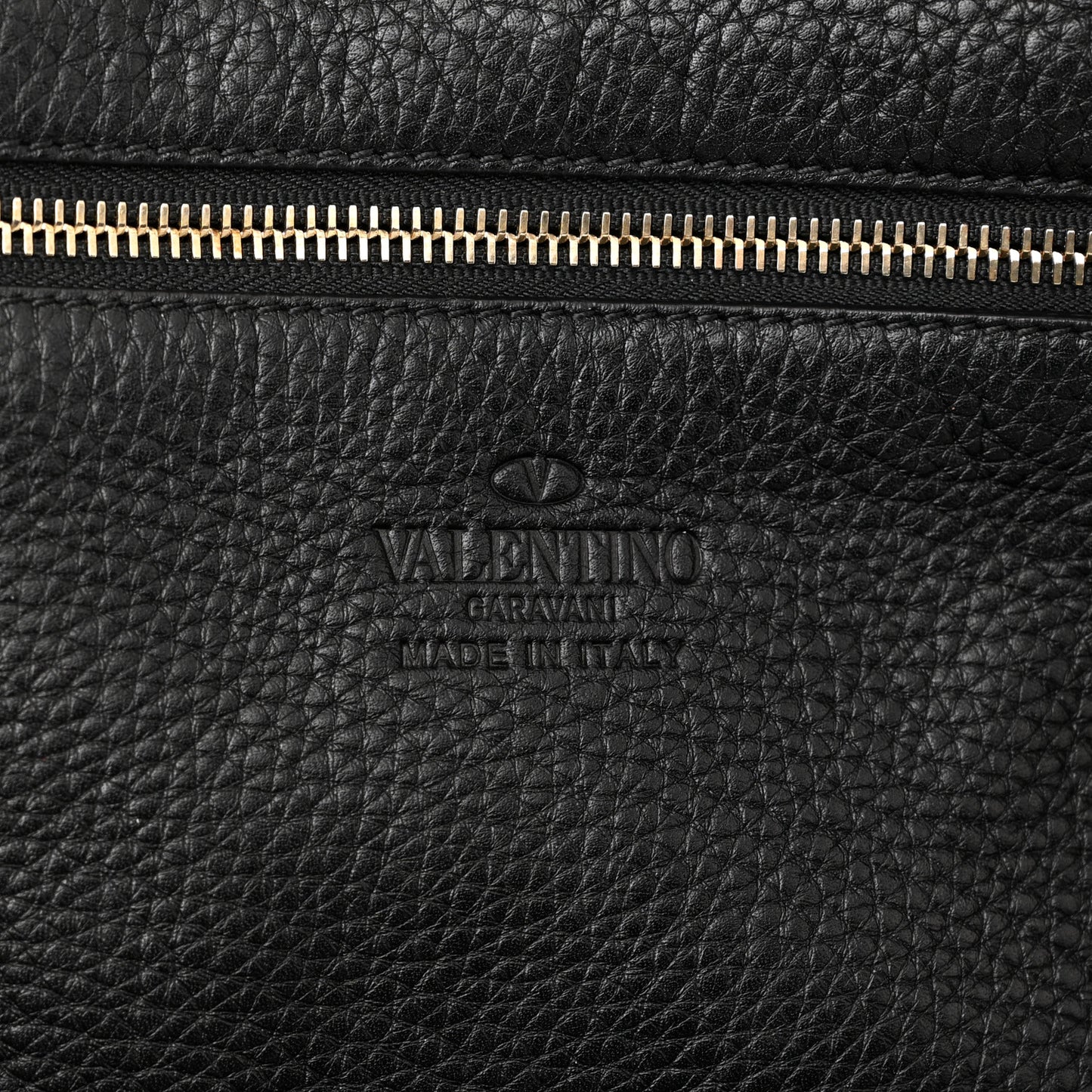 Alce Printed Calfskin Medium Rockstud Tote Black