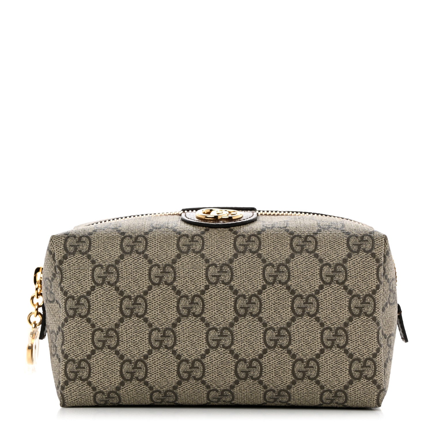 Gucci Soft GG Supreme Monogram Calfskin Medium Ophidia Cosmetic Case Beige Ebony New Acero 1 of 8