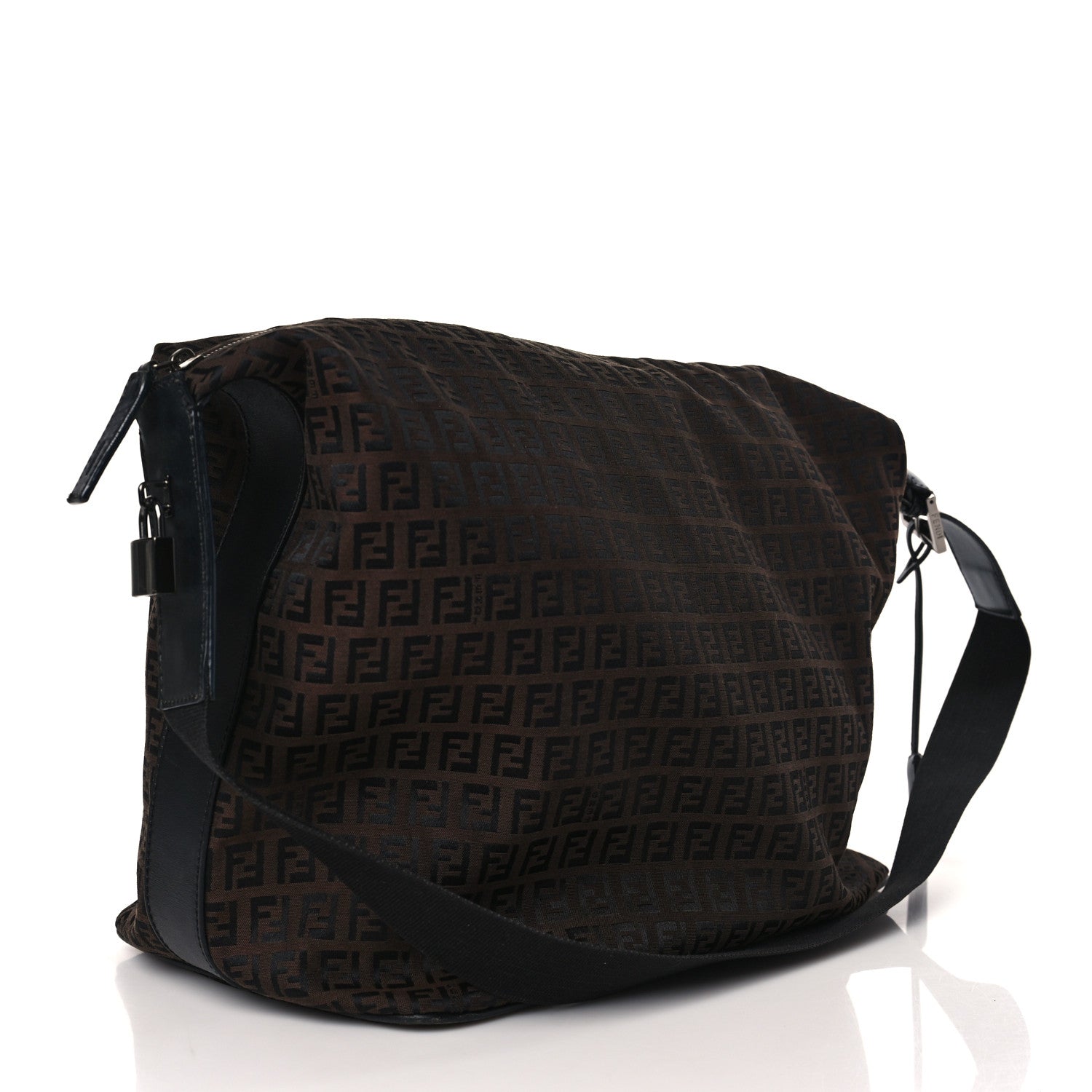 Fendi Zucchino Messenger Bag Tobacco 3 of 8