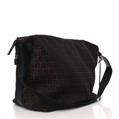 Fendi Zucchino Messenger Bag Tobacco 3 of 8