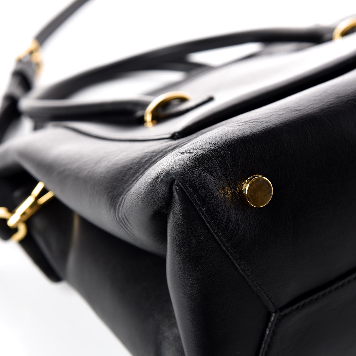 Tom Ford Smooth Calfskin Medium Icon Bag Black 12 of 12