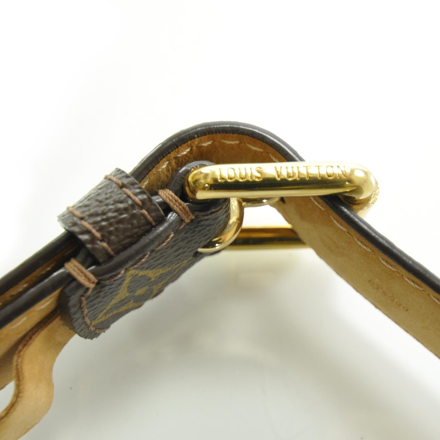 Louis Vuitton Monogram Pochette Solo Belt 95 38 6 of 7