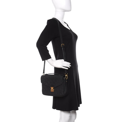 Louis Vuitton Empreinte Pochette Metis Black 2 of 14