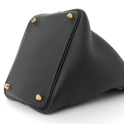 Hermes Taurillon Clemence Picotin Lock 18 PM Black 10 of 12