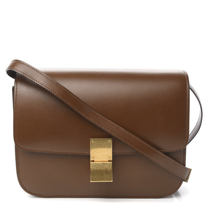Celine Box Calfskin Medium Classic Box Flap Bag Camel 1 of 9