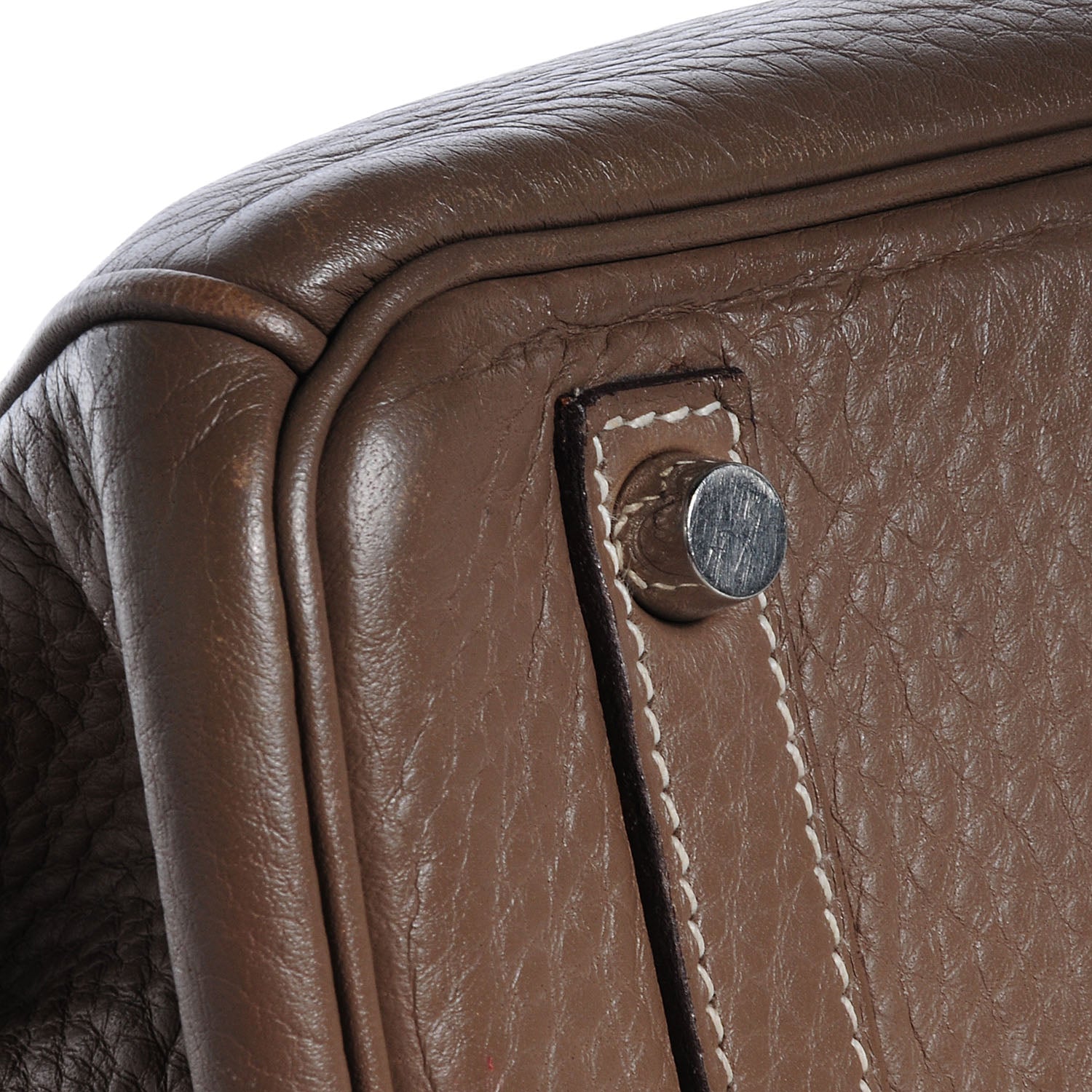 Hermes Taurillon Clemence Birkin 30 Etoupe 10 of 19
