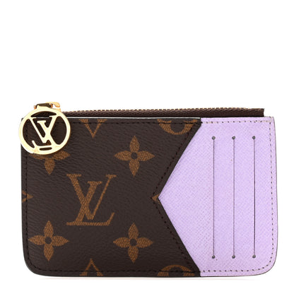 Louis Vuitton Monogram Zipped Romy Card Holder Bubble Tea 1 of 7
