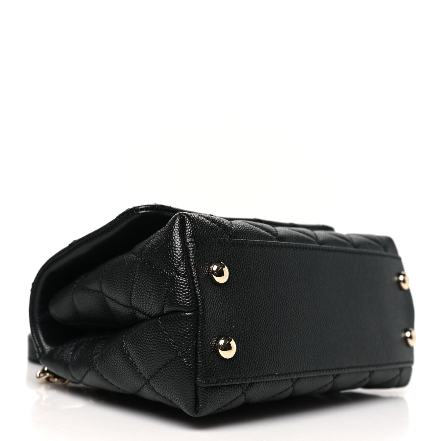 Chanel Caviar Quilted Extra Mini Coco Handle Flap Black 4 of 10