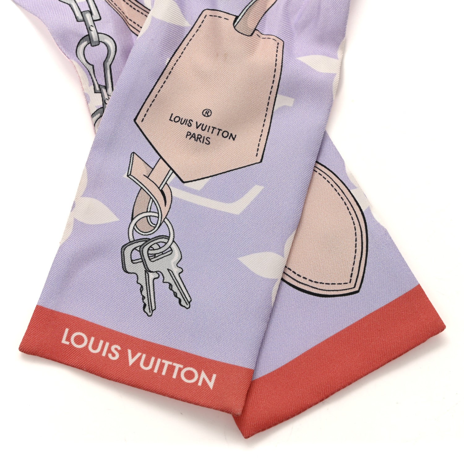 Louis Vuitton Silk Monogram All That Straps Bandeau Mauve 2 of 4