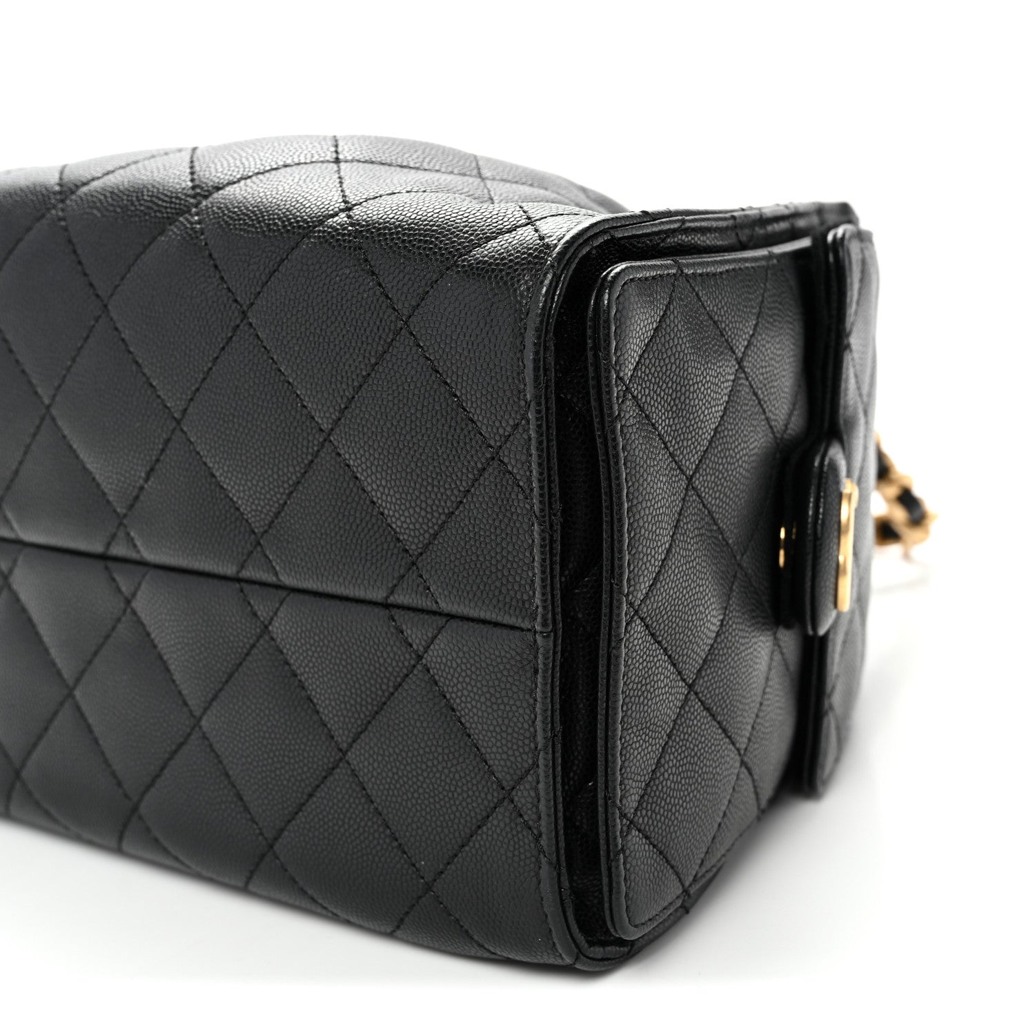 Chanel Caviar Quilted Small Chanel 25 Handbag Black 10 of 10