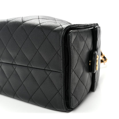 Chanel Caviar Quilted Small Chanel 25 Handbag Black 10 of 10