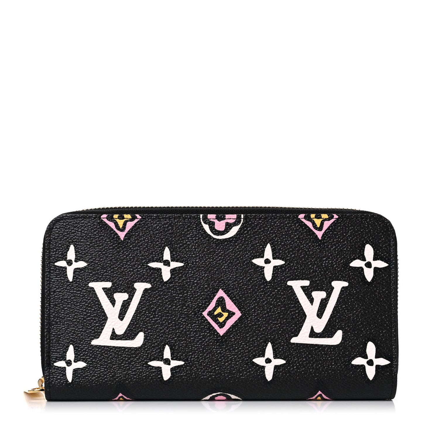 Monogram Giant Wild At Heart Zippy Wallet Black