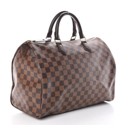 Louis Vuitton Damier Ebene Speedy 35 3 of 10